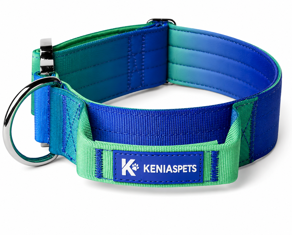 KENIASPETS Tactical Large Dog Collar with Handle – Thick, Wide & Heavy-Duty Design for Strong Dogs